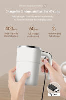 Taza De Café Automática Recargable Portátil Mezcladora Eléctrica De Acero Inoxidable Con Agitación Magnética Taza Self Stirring Mugs - details 5