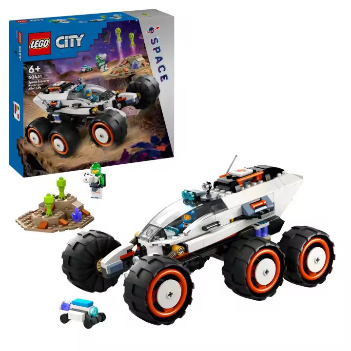 Róver Explorador Espacial y Vida Extraterrestre - LEGO 60431 - 1