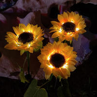 Lámpara Solar LED Girasol IP65 Impermeable Para Jardín Patio Escenario Decoración De Fiestas Y Bodas Luz De Exterior - details 4
