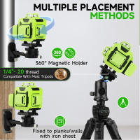 Nivel De Láser 4D Koopa Tool Con Auto-Nivelación Línea De Cruz Verde 4x360° Profesional Incluye Soporte Y Bolsa Portátil 8/12/16 Líneas - details 4