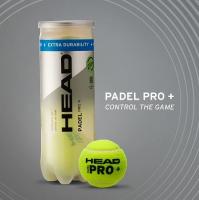 HEAD PRO + Pelotas de Pádel - Varios formatos AHORRO: 3 Botes, 6 Botes, 12 Botes, Cajón de 24 Botes de 3 Pelotas de Pádel Presurizadas - details 2
