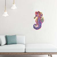 Rompecabezas De Madera Colorido Con Caballitos De Mar Juego Educativo Para Niños Y Adultos Regalo Personalizado 3D - details 3