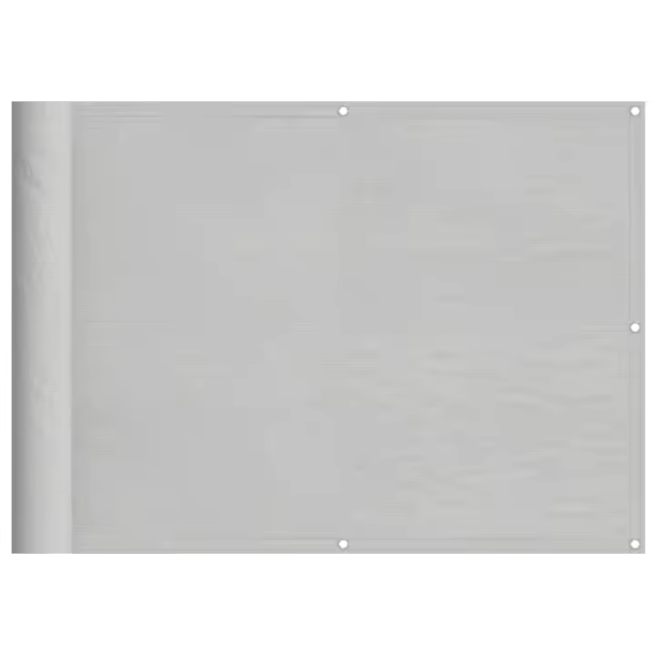 Pantalla de Balcón 100% poliéster Oxford gris Claro 75x300 cm - 1