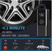 Bomba de Aire portátil, cable de aire para inflar neumáticos, Pantalla LCD, 150Psi con manómetro y Luz LED - details 1