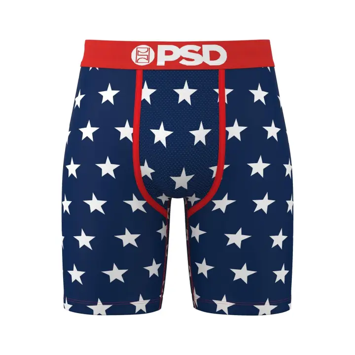 Boxer Psd Marino Estrellas Star Spangle Standard Lenght Brief - 1