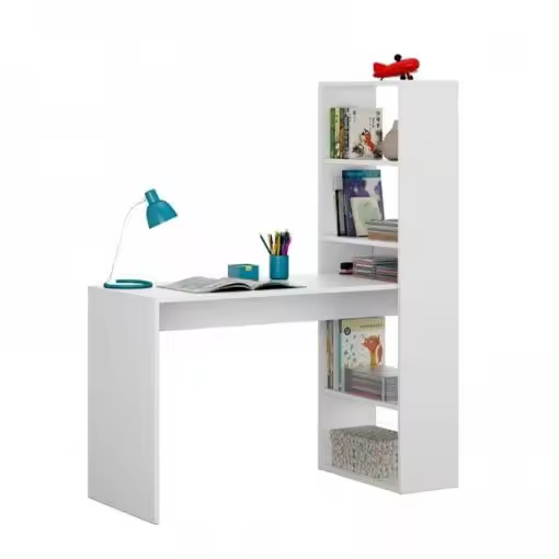 Mesa + estantería Gio Plus reversible blanco Artik - 1