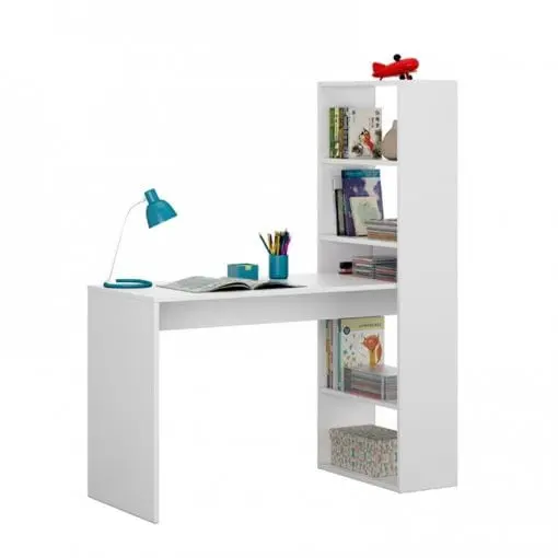 Mesa + estantería Gio Plus reversible blanco Artik - 1