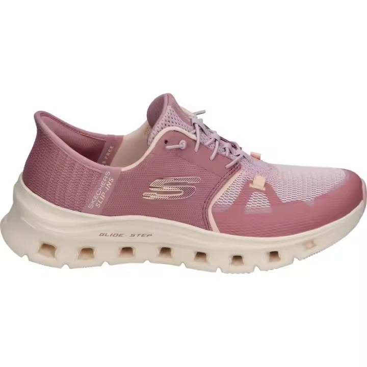 SKECHERS | Zapatillas Skechers Slip-ins Glide-Step Pro para Mujer – Deportivas en Color Rosa – Slip Ins – Air Cooled Memory Foam – Fácil de Poner y Quitar – Apto para Lavadora – Vegan – Modelo 150420-DKMV - 1