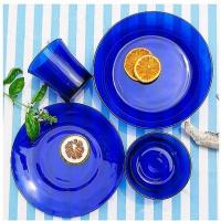 MAXHOME-Platos Duralex Lys Saphir Azul, Platos de Postre,Ensaladera,Platos Hondos, 4 piezas - details 3