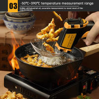 Termómetro Infrarrojo Digital No Contacto Para Hogar Y Cocina Medidor De Temperatura De Aceite Agua Con Funciones Adicionales - details 3