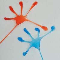 Juguete Divertido Para Niños Manos Adhesivas Elásticas Juguetes De Palmas Squishy Para Fiestas Regalos Novedades Pack De 5-50 Piezas - details 5