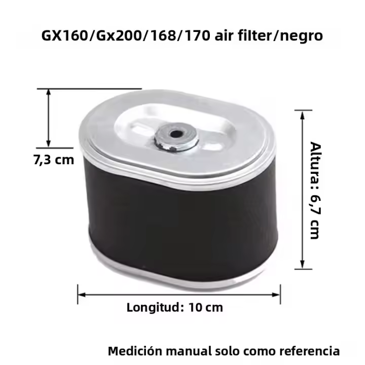Filtro De Aire Para Motor De Gasolina GX270/GX390/GX420 Elemento De Reparación Y Reemplazo Herramientas Accesorios - 1