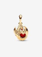 Pandora - Charm Colgante de Fuego De Dragón de Juego de Tronos-Baño de Oro de 14K - details 1