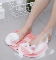 Pulgar De Silicona Reutilizable Para Limpieza De Pared Y Masaje En La Bañera Escobilla De Ducha Con Masajeador De Pies Mat De Masaje Para El Baño - details 3