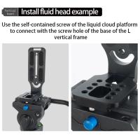 Universal L Bracket Para Cámara Quick Release Placa L 1/4 Pulgada Tornillo Suizo Vertical Compatible Con Nikon Canon Sony Fuji - details 8