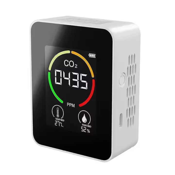 Co2 Air Detector Carbon Dioxide Detector Agricultural Production Greenhouse Co2 Monitor White-yuyu - 1
