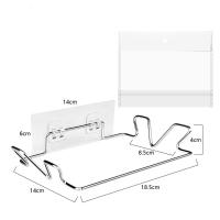 Soporte Para Bolsas De Basura Para Armarios De Cocina Puerta De Armario Portátil Contenedores De Basura En Acero Inoxidable - details 1