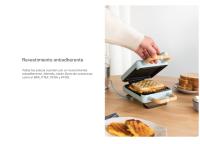 CREATE - Sandwichera grill y gofrera de placas intercambiables - STONE 3 in 1 COMPACT - details 5