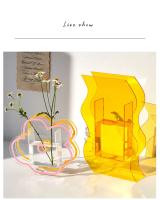 Vaso De Acrílico Creativo Y Artístico Para Flores Moderno Decoración Para Escritorio De Oficina Y Dormitorio Estilo Nórdico - details 5