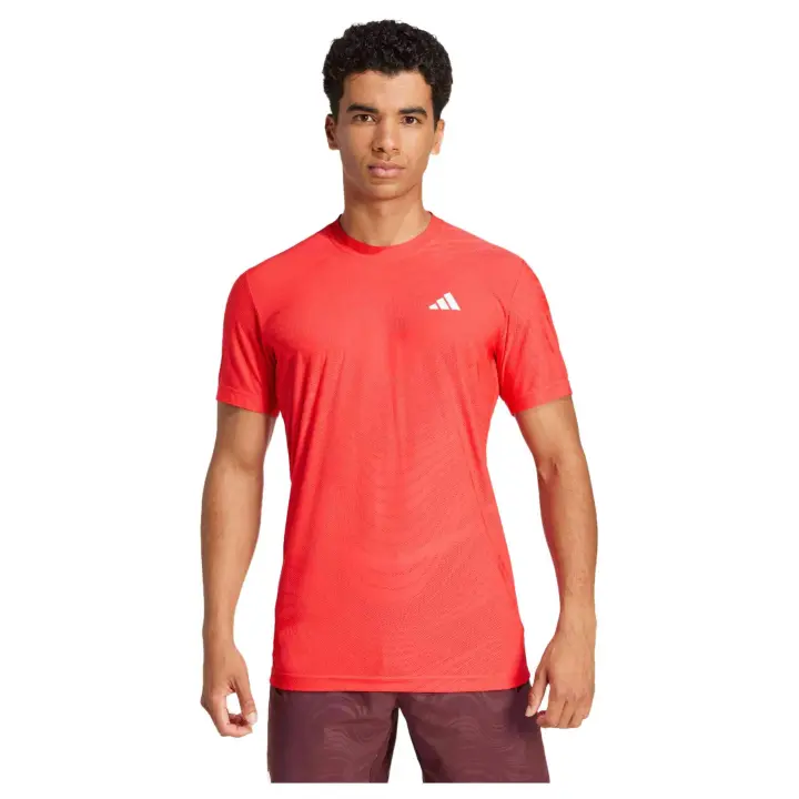 Camiseta de Manga Corta Adidas  para hombre en color rojo - 1