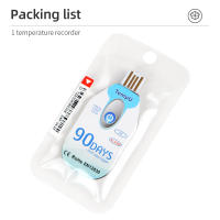 Logger De Temperatura USB Registrador De Datos De Humedad Y Temperatura Single Use Con Reporte PDF 30/60/90 Días Puerto USB 10000 Puntos - details 27