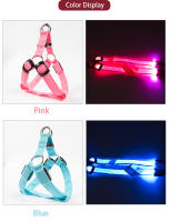 Harnés De Moda Para Perros Con Luz LED Electrónica Y Correa De Nylon Accesorios Para Mascotas Vests Luminosos Para Animales - details 4