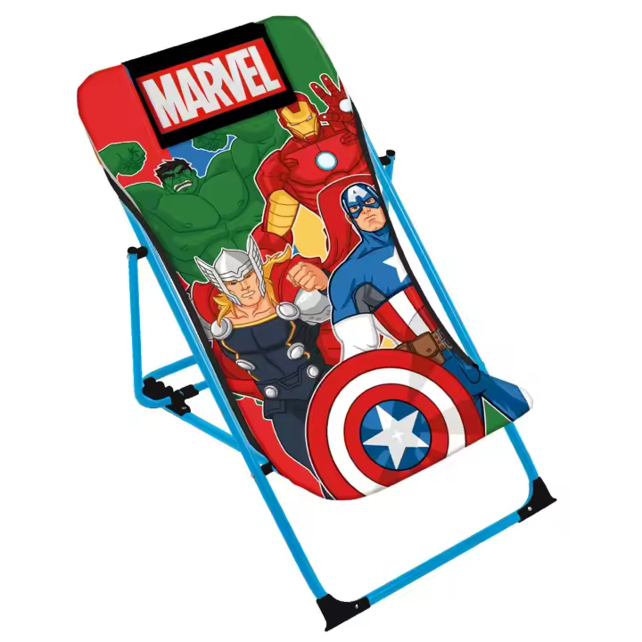 ARDITEX AV15946 Tumbona plegable de 43x66x61cm de MARVEL-Vengadores - 1