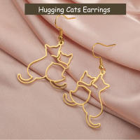 Pendientes Colgantes De Acero Inoxidable Cazador Con Gatos Y Gatitos Para Mujeres Y Niñas Joyería De Moda 2024 Regalo De Cumpleaños - details 2