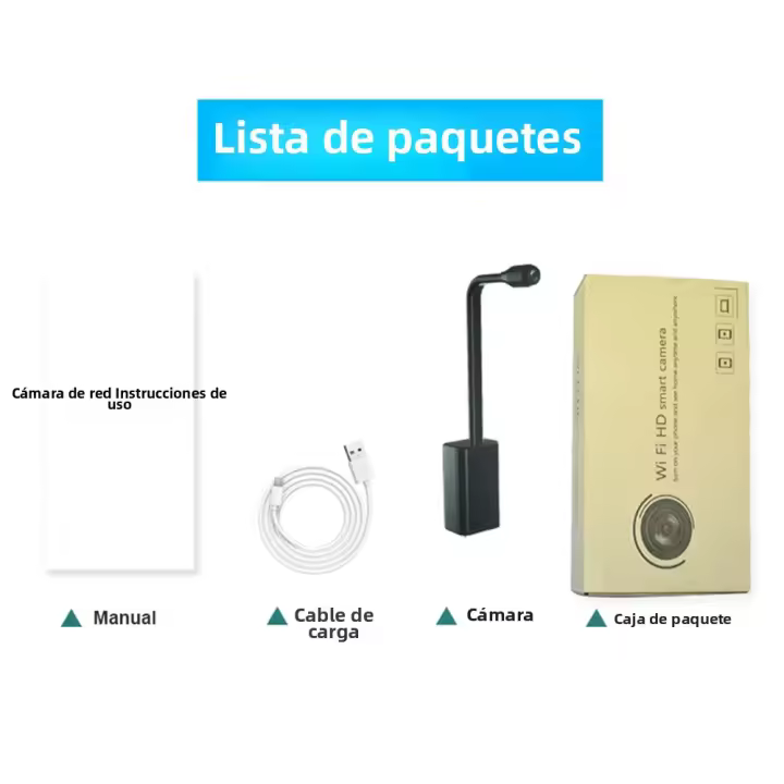 Cámara De Seguridad IP WiFi HD 1080P Mini Monitoreo Remoto Inalámbrico Cámara De Seguridad Para Interior Y Exterior Grabación En Ciclo - 1