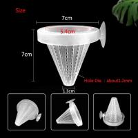 Alimentador Automático De Plástico Para Acuario Con Ventosa Para Alimentar Peces Y Huevos Rojos Cilindro De Alimentos Vivo Hopper Bicolor Tamaño Mediano 200ml - details 1