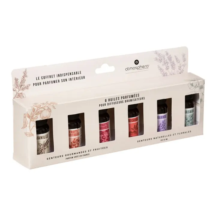 Set 6 aceites esenciales para difusor atmosphera - 1