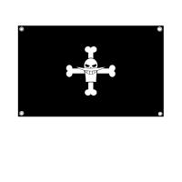 Bandera De Poliéster Para Decoración Externa Y Habitaciones Estética De One Piece Con Cuatro Agujeros Para Advertencia - details 11