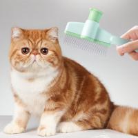 Cepillo De Aseo Para Perros Y Gatos Eliminador De Pelo Flotante Con Agujas Láminas De Acero Inoxidable Cepillo De Pelaje Para Mascotas - details 2
