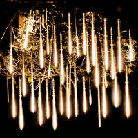 Luces De Cadenas LED Meteorito Para Decoración De Navidad Y Bodas Fuente De Luz LED Multicolor Tamaño 400cm Decoración Exterior Y Interior - details 21