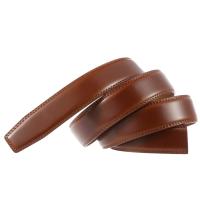 Cinturón De Cuero Genuino De 3.5cm Sin Hebilla Para Hombre Calidad Superior En Negro Y Marrón Adecuado Para Adultos - details 2