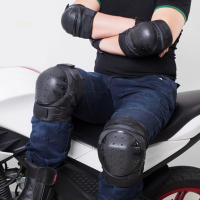 Protector De Rodilla Y Codo Para Motocicleta MTB Ciclismo Equipamiento Deportivo Protección Rodilleras Guantes Anticaída - details 5