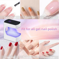 Lámpara De Uñas LED Mini 6W Luz UV Para Gel Nails Secador De Uñas Portátil USB Para Viajes Lámpara De Manicura - details 5