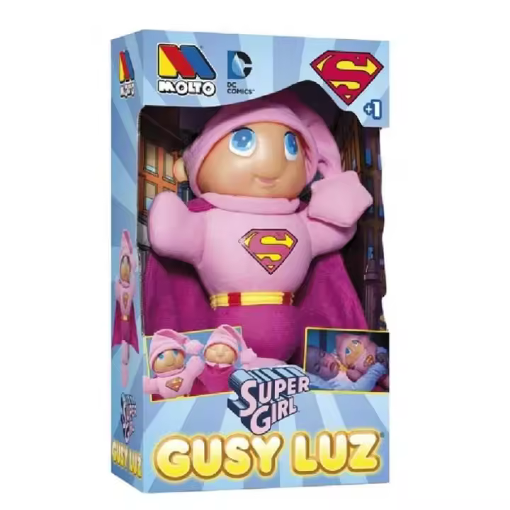 LOUM By Molto Luce Peluche Gusy Luz Supergirl Rosa - Acompaña en Tu Día a Día - 1
