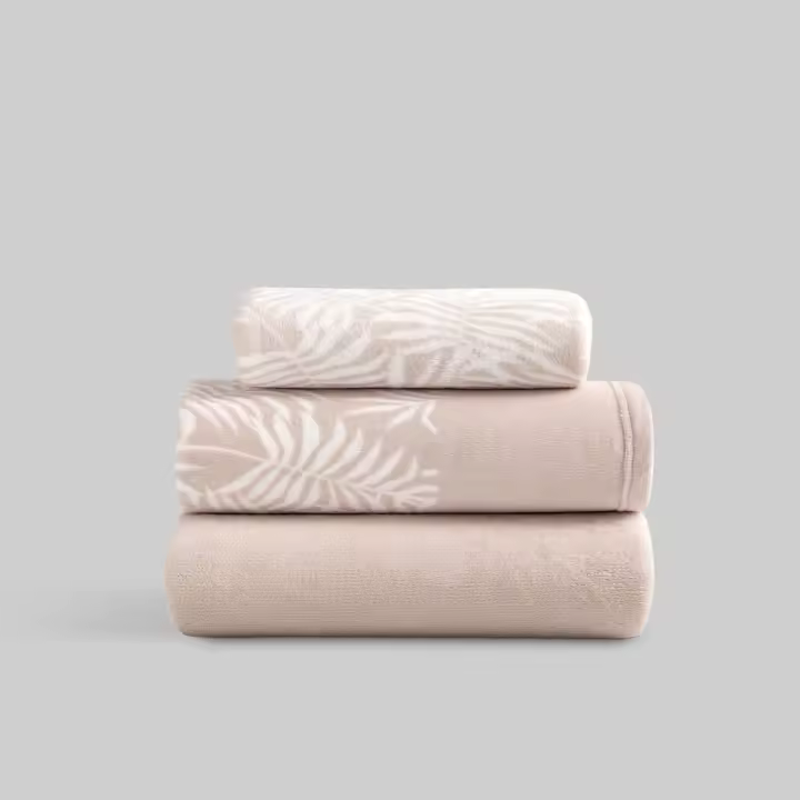 Juego de Sábanas Coralina LlarTextil Isis Beige - 1
