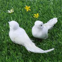 Decoración De Pájaro De Imitación Blanco Para El Hogar Y Jardín Decoración De Boda Y Navidad Pájaro De Amor Y Paz Artificiales Modelo De Pato Simulación - details 10