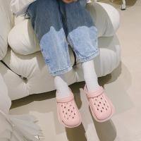 Sandalias De Moda Para Mujer Impermeables Zapatillas De Verano Exterior Plataforma Suave Suela Zapatos Para Jardín Interior Y Enfermería - details 3