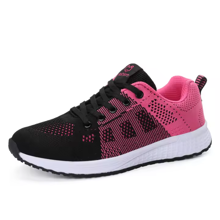 Zapatos De Correr Para Mujer Transpirables Y Ligeros Antideslizantes Deportivos Para Exteriores Zapatillas Suaves Con Cordones Moda Tenis - 1
