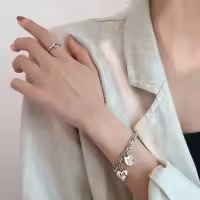 Pulsera Bohemia Corazón Con Cuentas Para Mujer Moda Multi Capa Cadena Conjunto Encantos Pulsera De Moda Para Fiestas Y Calle - details 1