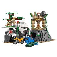Bloques De Construcción Creativos De Helicóptero Y Coche De Exploración En El Árbol Serie De Aventura Para Niños Juguetes De Rompecabezas Educativos Regalos - details 3