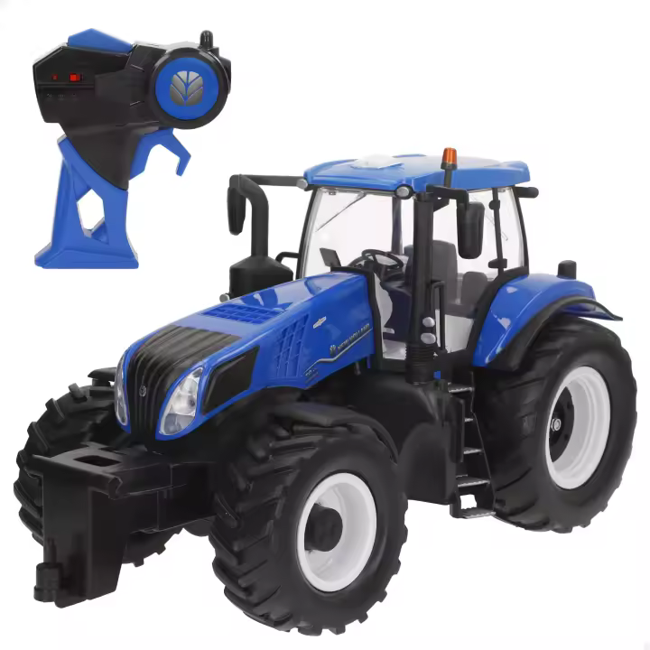 Maisto Tech - Tractor teledirigido Rock Crawler, ruedas gigantes con tacos, frecuencia 2.4 GH.z, 6 direcciones, incluye luces, enganche, todoterreno, radiocontrol niño, control remoto, coches teledirigidos para niños, +8 años - 1