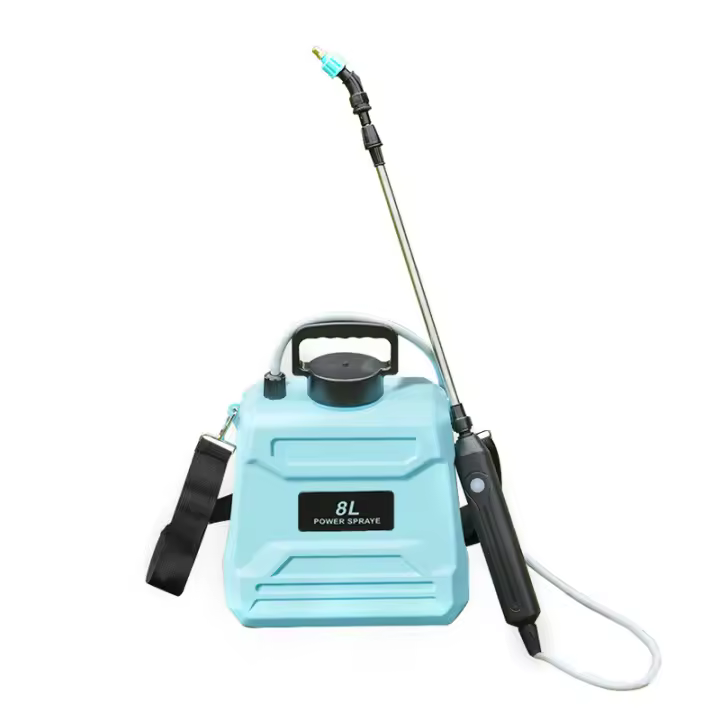 Nueva Sopladora Agrícola De 8 Litros Con Alta Presión Tipo Mochila Para Irrigación Eléctrica Desinfección Y Spraying De Insecticidas - 1