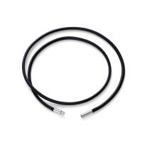 Cuerda De Trenzado Negro Y Marrón Para Joyería DIY 45/50/60cm Cordón De Cuero Hecho a Mano Con Hebilla De Acero Cadena Para Collares Pendientes - details 6
