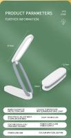 Lámpara De Escritorio LED Protección Ocular Luz Nocturna Cargable Plegable Toque Super Brillante Regulación Sin Pasos Fuentes De Alimentación USB - details 15