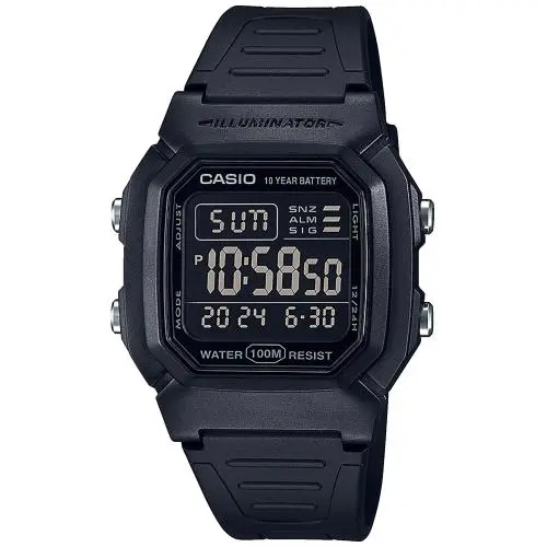 Reloj Digital Vintage Casio W-800H-1B Original Nuevo Envio en menos de 24 horas - 1