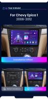 Junsun Radio Coche para Chevrolet Epica 1 2006 2007 2008 2009 2010 2011 2012  Inalámbrico CarPlay Android Auto AI Voice 2 din Pantalla Coche Android Auto Multimedia Navegación GPS Auto radio - details 2